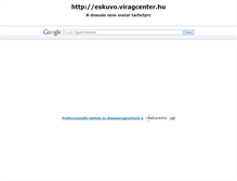 Tablet Screenshot of eskuvo.viragcenter.hu